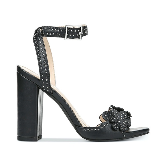 CIRCUS BY SAM EDELMAN Sandals High Heel Stud Bohemian Black Sizes 7 - Picture 2 of 6